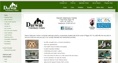 Desktop Screenshot of darwinvets.com